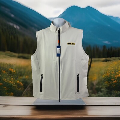 Stitch Vest Men Size XL Nimbus Golf SWS Weather System Full Zip Logo ~ Maxliner