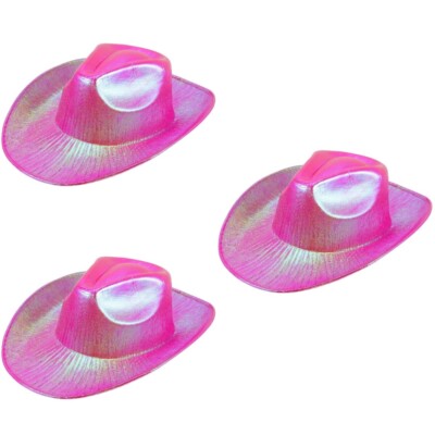 Chapeau de cowboy pailleté femme western - cowboy vente en gros - chapeau 3 pièces