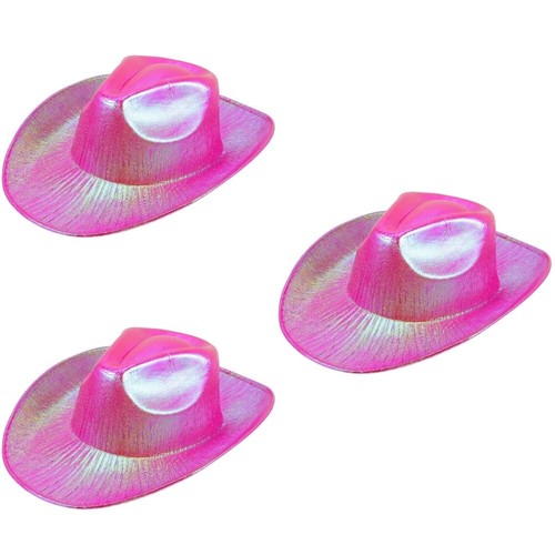 Chapeau de cowboy pailleté femme western - cowboy - chapeau 3 pièces remise