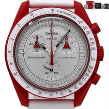 Omega Omega x Swatch: Mission to MARS Moonswatch Speedmaster  SO33R100 NEW OM64
