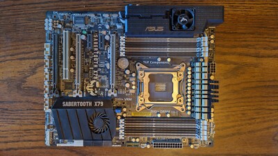 ASUS Sabertooth X79 Intel Motherboard Repaired/For Parts LGA2011 See Description