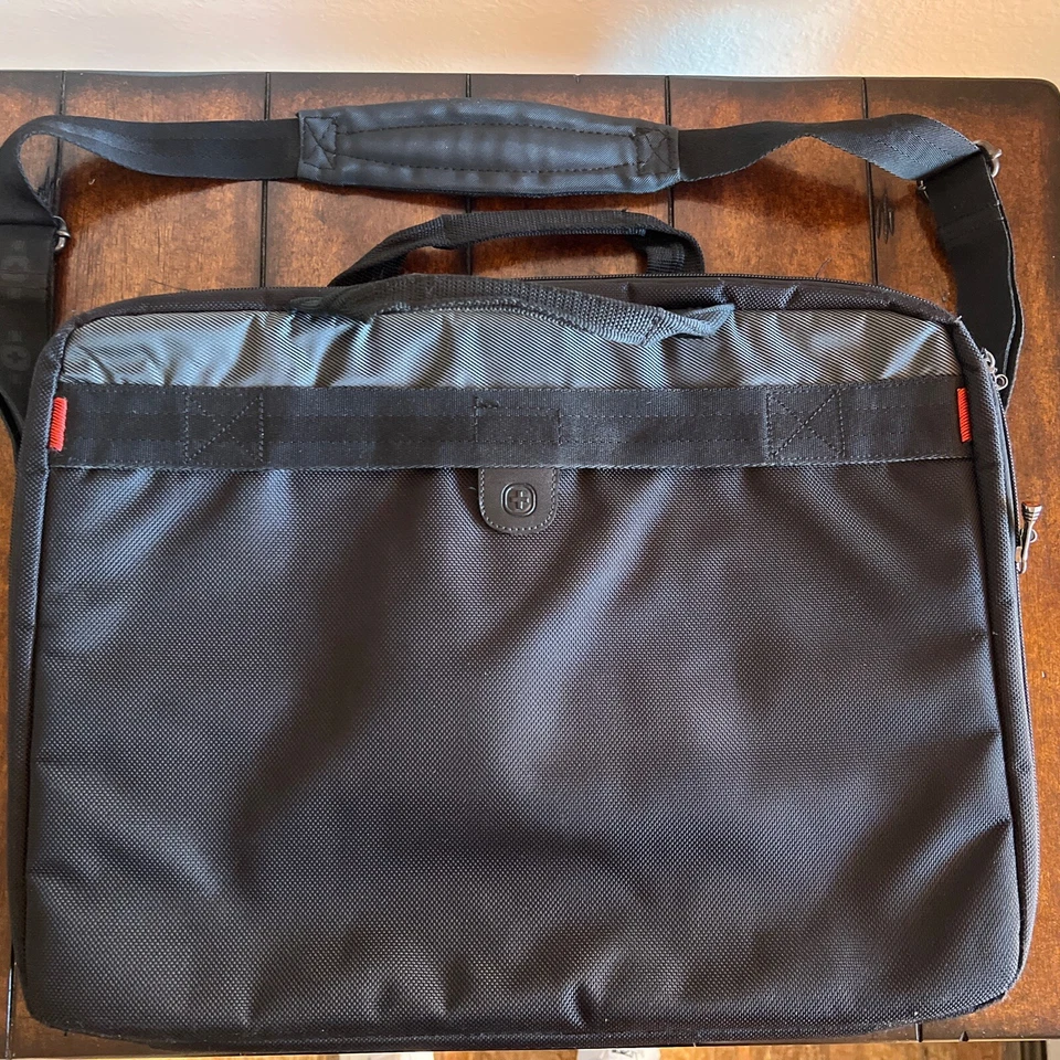Wenger Swiss Gear Legacy estojo de computador acolchoado 17” preto ponto de verificação amigável - Imagem 3 de 4