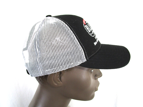 Cappello berretto baseball snapback a rete nero e bianco Blacks Barbecue taglia unica usato in ottime condizioni!! - Foto 5 di 9