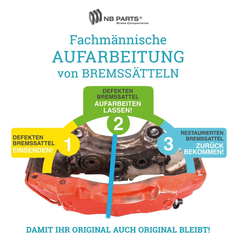 Traitement Étrier de Frein Avant pour Porsche Cayenne 9PA VW Touareg Audi Q7 4LB - Photo 1/4