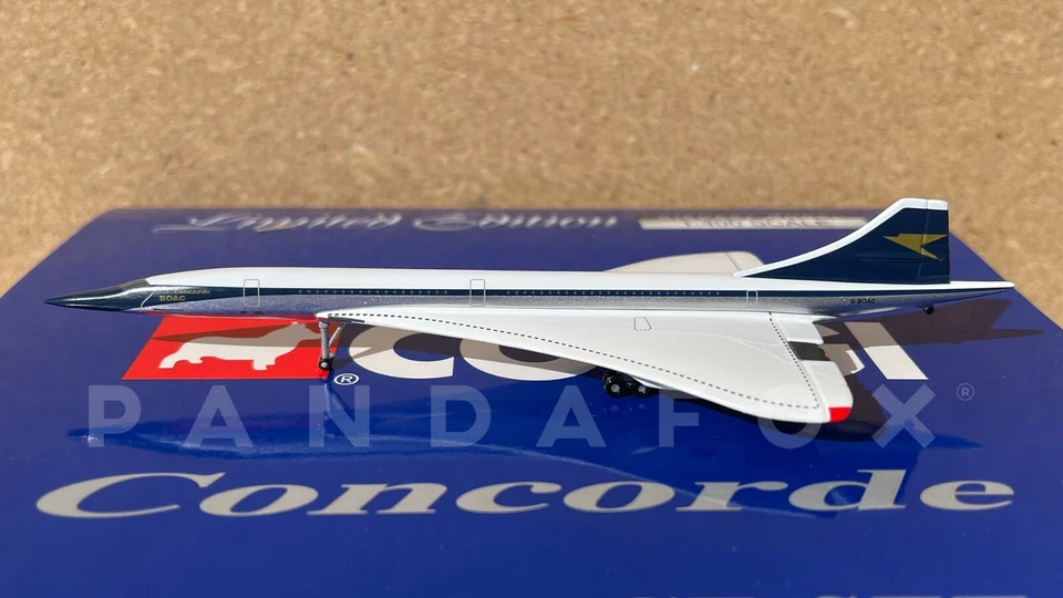 British BOAC Concorde G-BOAC G-BOAF 2 Pcs Gemini Jets Corgi GJBAW443 1:400 RARE - Image 4 of 4