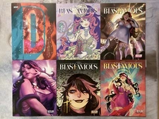 BLASFAMOUS #1 SET OF 6 1:50,25,10 LOTAY MIZUNO SEJIC DSTLRY VARIANT COMICBOOK BA