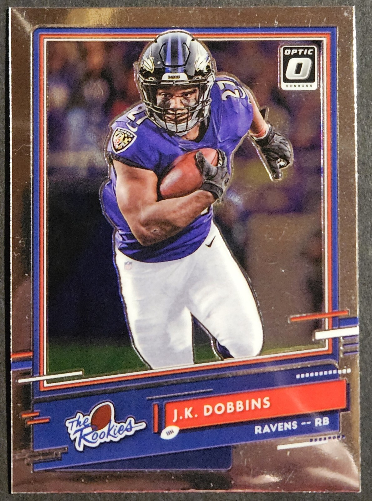2020 Panini Donruss Optic The Rookies #TR-KD J.K. Dobbins RC Ohio State Buckeyes