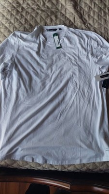 TravisMathew Cloud Crew Men's 3XL White Cotton Jersey Crew Neck Logo Tee