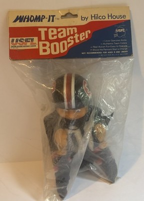 WHOMP-IT USFL 1982~HOUSTON GAMBLERS-TEAM BOOSTER~MECHANICAL PUPPET SEALED