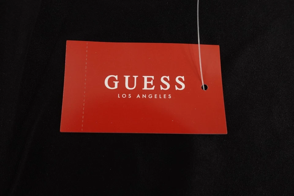 Top body Guess para mujer grande negro azabache elástico cuello cuadrado Kathina nuevo con etiquetas Foto 3 de 4