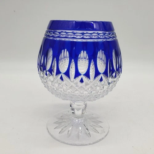 Vintage Waterford Crystal Clarendon Cobalt Blue Brandy Glass/Snifter