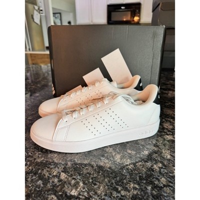 Adidas Advantage 2.0 Women White Black Low Top Sneakers IF1661 Size 9 NEW
