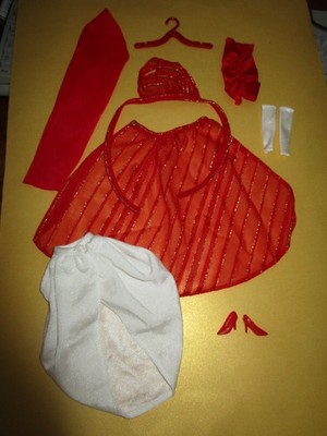 739) VINTAGE BARBIE OUTFIT SPECTACULAR FASHIONS #9145 MATTEL 1984+ALTE SCHUHE