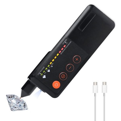 Professional Diamond Tester Pen with UV Light, Rechargeable High Accuracy Jew...