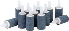 AQUANEAT Aquarium Air Stones 1 inch 12 Pack, Bubble Stone, Aerator 1