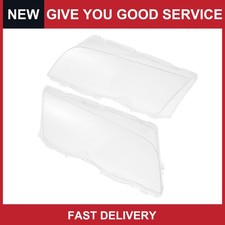 Pack Of 2 For Bmw E46 Car Front Headlight Lens Clear Lens Cover Cap 63126902753 Pack Of 2 For Bmw E46 Car Front Headlight Lens Clear Lens Cover Cap 63126902753
