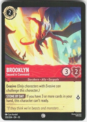 Brooklyn Second in Command 120/204 Whispers in the Well Disney Lorcana