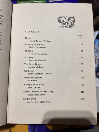 A TREASURY OF DOG STORIES 1956 Hardcover by Albert Payson Terhune, Jack O'Brien - Imagen 6 de 9