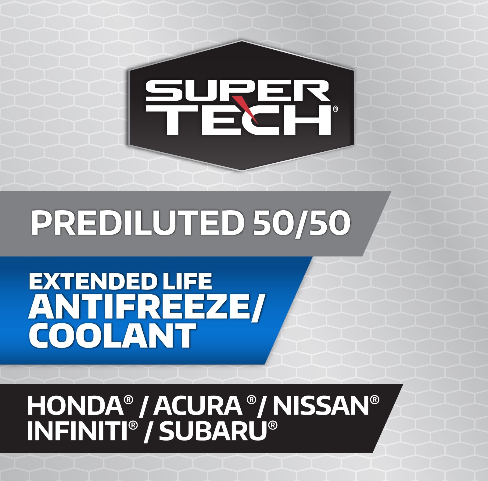 Super Tech OE Blue Antifreeze/Coolant Prediluted 50/50, 1 gal, Extended ...