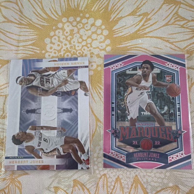 Panini 2021-22 Chronicles Marquee Herbert Jones Pelicans Rookie #343 Lot 2