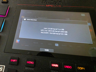 Akai Professional MPC Live Standalone Sampler + 500GB SSD, Stand & Original Box