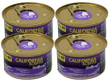 California Scents Spillproof Car Air Freshener 4 Packs Long Lasting Odor Elim...