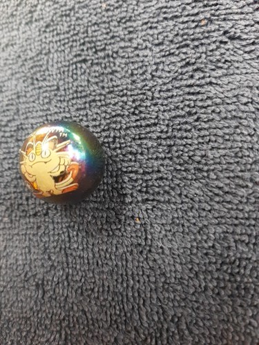 Vintage 1st Edition Star Meowth Pokémon Marble Holo - Picture 3 of 3
