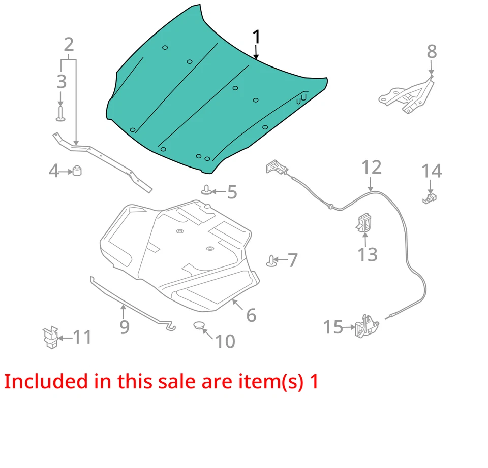 (LOCAL PICKUP ONLY) Hood 4 Door Sedan Fits 05-06 INFINITI G35 787240 Foto 3 de 4