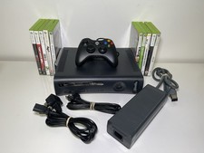 Microsoft Xbox 360 Original Black 120gb Bundle 10x Games Controller & Cables