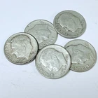 ROOSEVELT SILVER DIMES LOT OF 5 - 90% SILVER FREE SHIPPING #8192