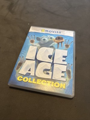 Ice Age Collection DVD 5 Movie Set: Meltdown, Dinosaurs, Continental, Collision
