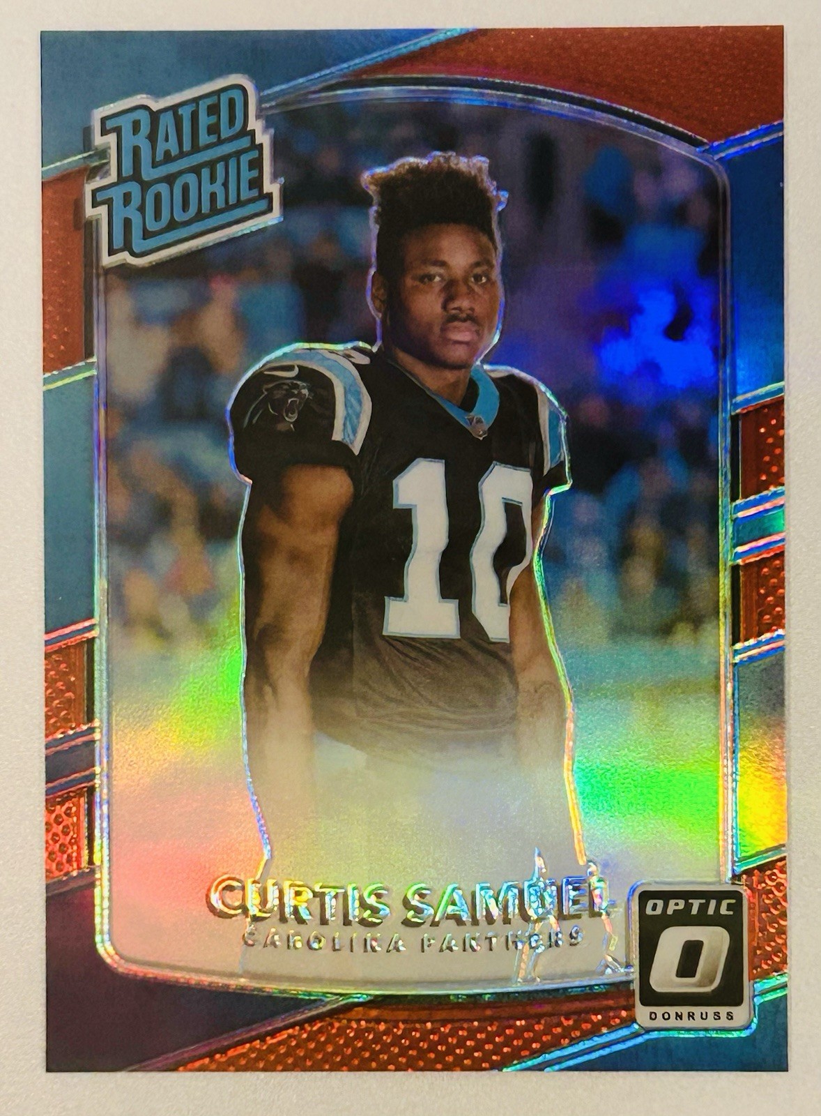 Curtis Samuel 2017 Optic #196 Rookie Red Prizm RC /99 Panthers Buffalo Bills 🔥