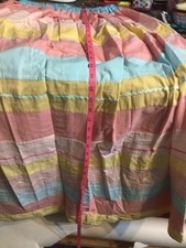Prairie Skirt, Boho , Native American Ribbon Skirt. Multi Color Size S/M.