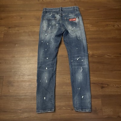 Archive Dsquared2 Distressed Denim Slim Jeans Hedi Slimane Amiri Style Size 31