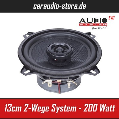 Audio System MXC 130 EVO - 13cm Koaxialsystem - Lautsprecher 110 Watt Max - Paar