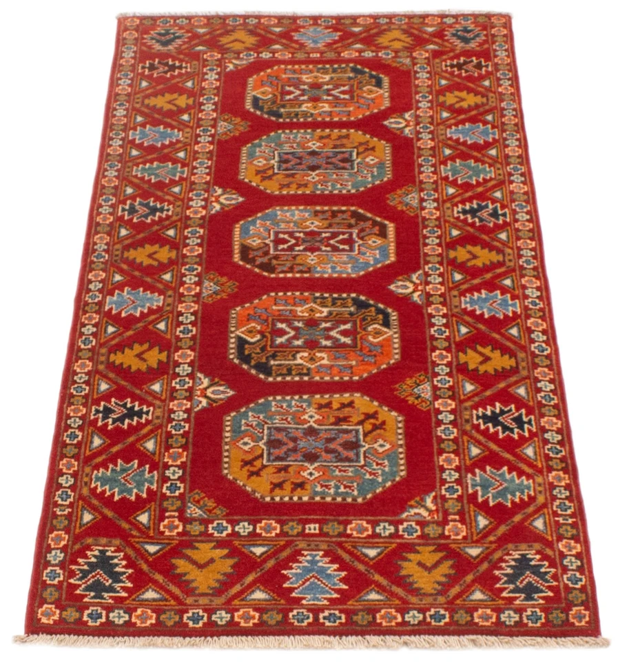 2'7" x 5'11" Hand Knotted Oriental Carpet Traditional Wool Area Rug - Image 3 of 4