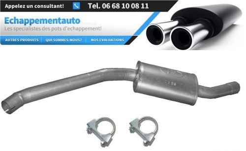 Silencieux avant d'échappement BMW X3 E83 réduit le bruit du moteur 3.0 D homologué E