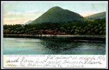 Postcard Sugar Loaf Mountain, Hudson River New York NY J56