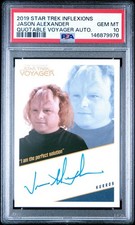 PSA 10 Gem Mint Jason Alexander 2019 Star Trek Auto On Card Autograph Seinfeld