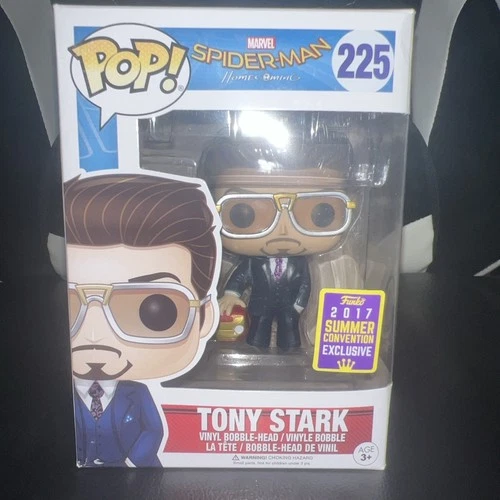 Tony Stark Marvel Spiderman Funko pop! #225 2017 Summer Convention Exclusive