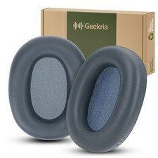 Geekria Sheepskin Ear Pads for SONY WH-1000XM6 Headphones Blue