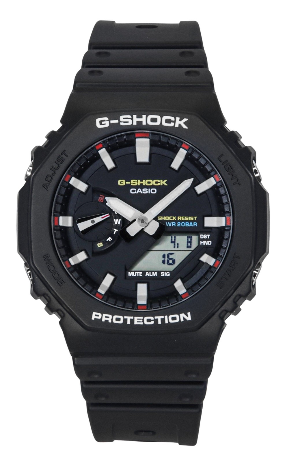 Casio G-Shock Analog Digital Bio-Based Black Dial Quartz GA-2100RL-1A Mens Watch