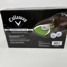 Callaway Kickback Putt Cup Automatic Return Putting- Tested/Works