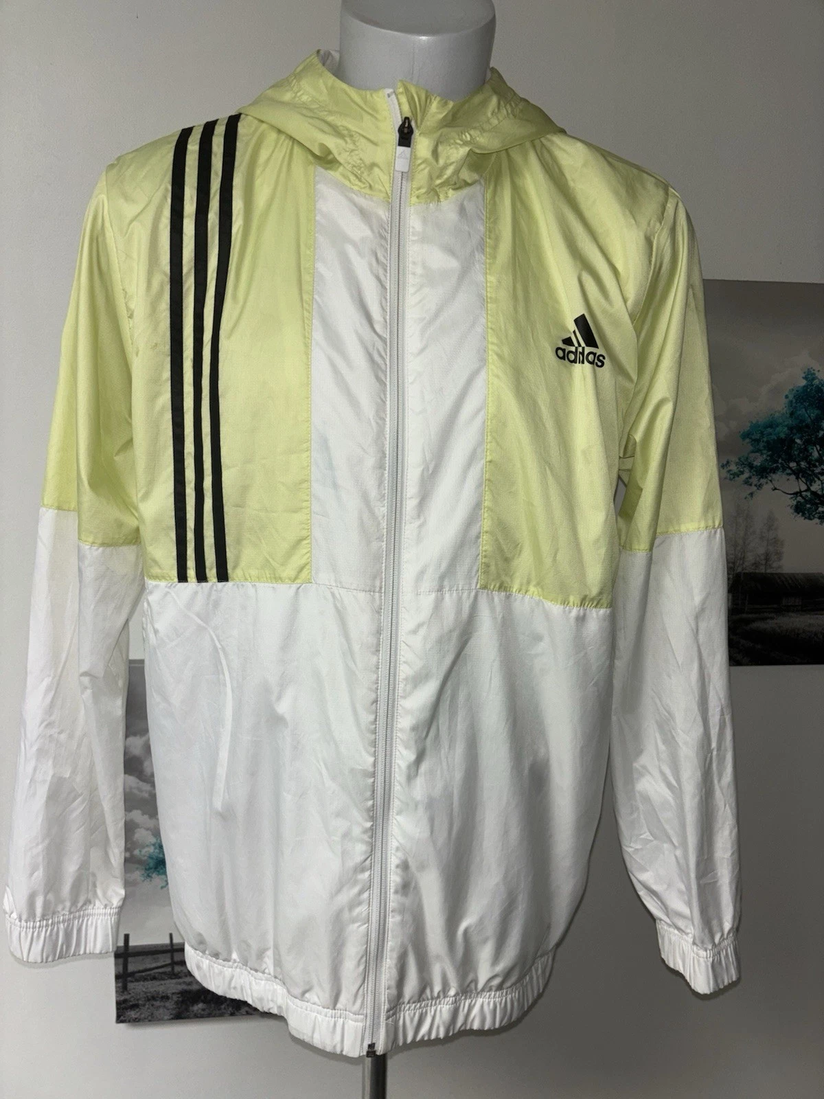 adidas mens windbreaker jacket Size L
