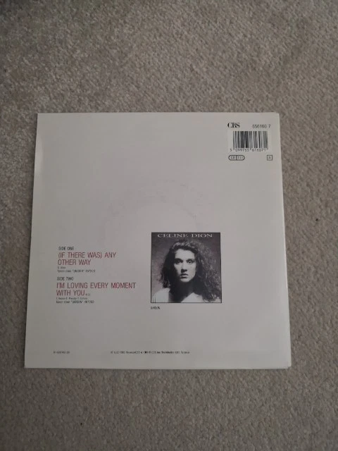 Celine Dion 7" vinyl single Any Other Way from Holland - Image 2 of 4