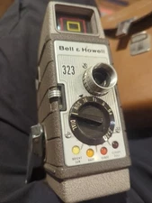 8MM Movie Camera Bell & Howell Sunometer 323 Vintage Good Condition