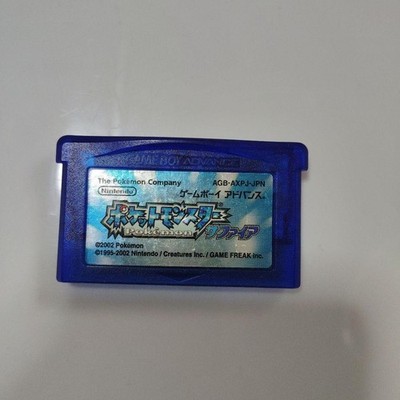 Pokemon Sapphire Gameboy Advance Nintendo Japanese game GBA