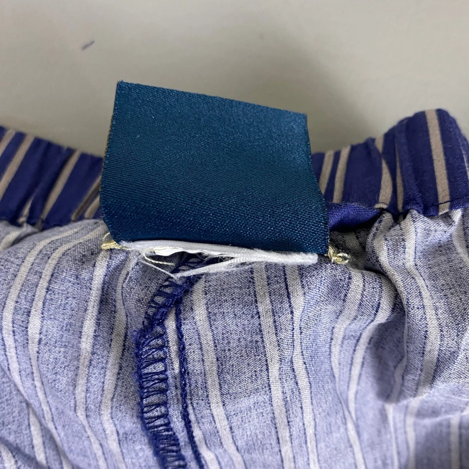 Pantalones de pijama Harry Potter Potter Pottery Barn adolescentes niños talla mediana rayas azul blanco Foto 3 de 4