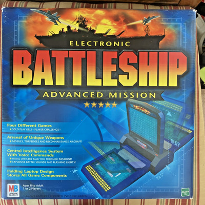 Electronic Battleship Advanced Mission Hasbro Tested, Complete