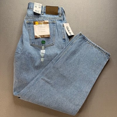 Cabela's Jeans Men 36x30 Blue Roughneck Workwear Relaxed Fit 100% Cotton STW